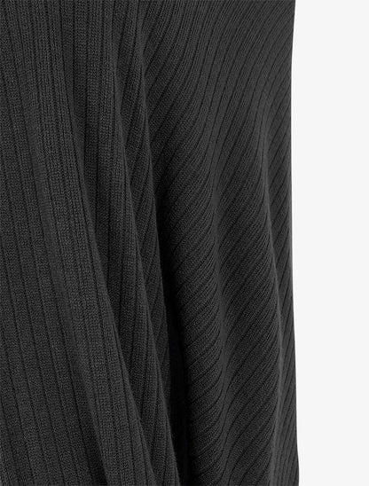 Gilet style cape - Noir - 3