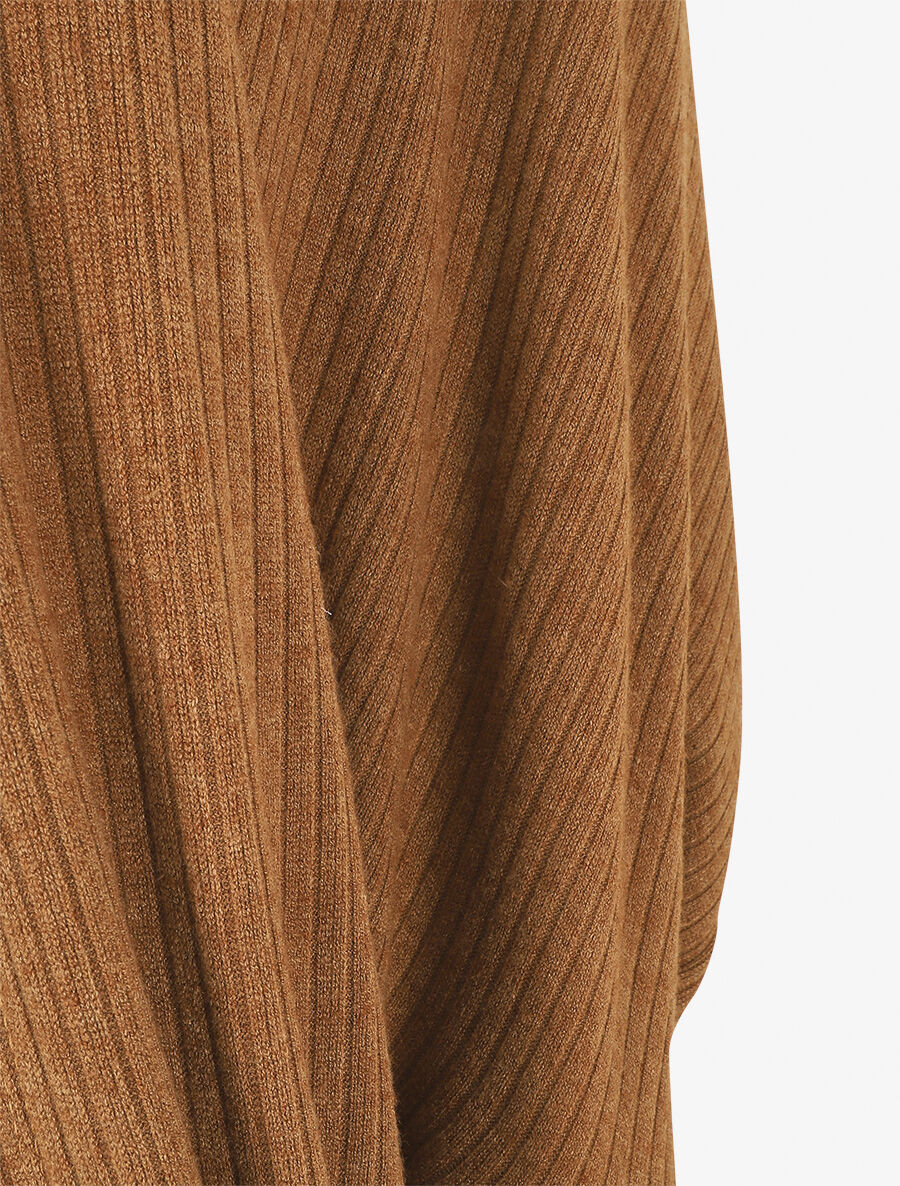 Gilet style cape - Camel - 3