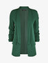 Blazer à manches 3/4 froncées - Vert - 1
