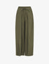 Pantalon ample à pans à nouer - Kaki - 5