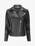 Veste style perfecto coupe droite - Noir - 1
