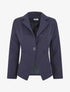 Veste mi-longue à poches décoratives - Marine - 4