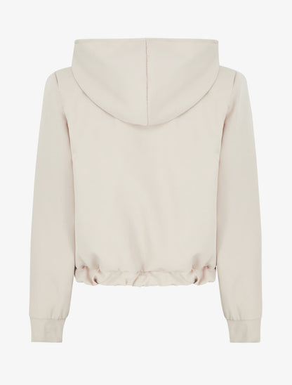 Sweat zippé à capuche - Beige - 2