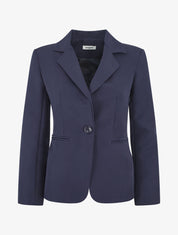 Veste mi-longue classique - Marine - 4