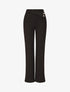 Pantalon uni à boutons décoratifs - Noir - 1