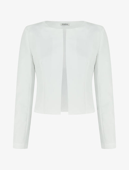 Veste courte ouverte - Blanc - 6
