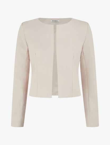 Veste courte ouverte - Beige - 1