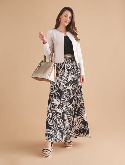 Veste courte ouverte - Beige - 4