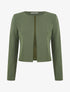 Veste courte ouverte - Kaki - 4