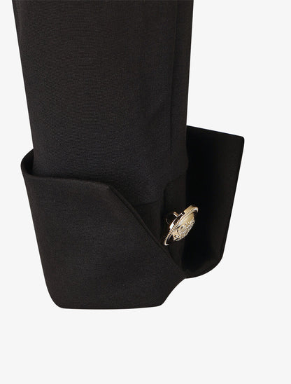 Veste courte boutonnée - Noir - 3