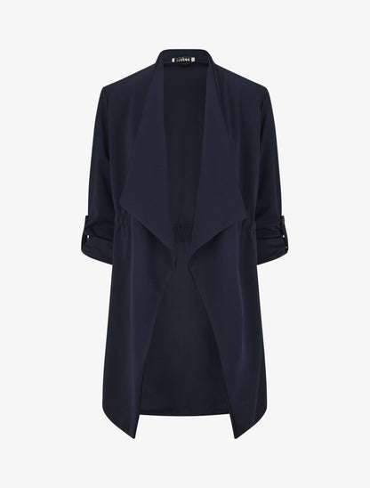 Veste légère à manches retroussables - Marine - 4