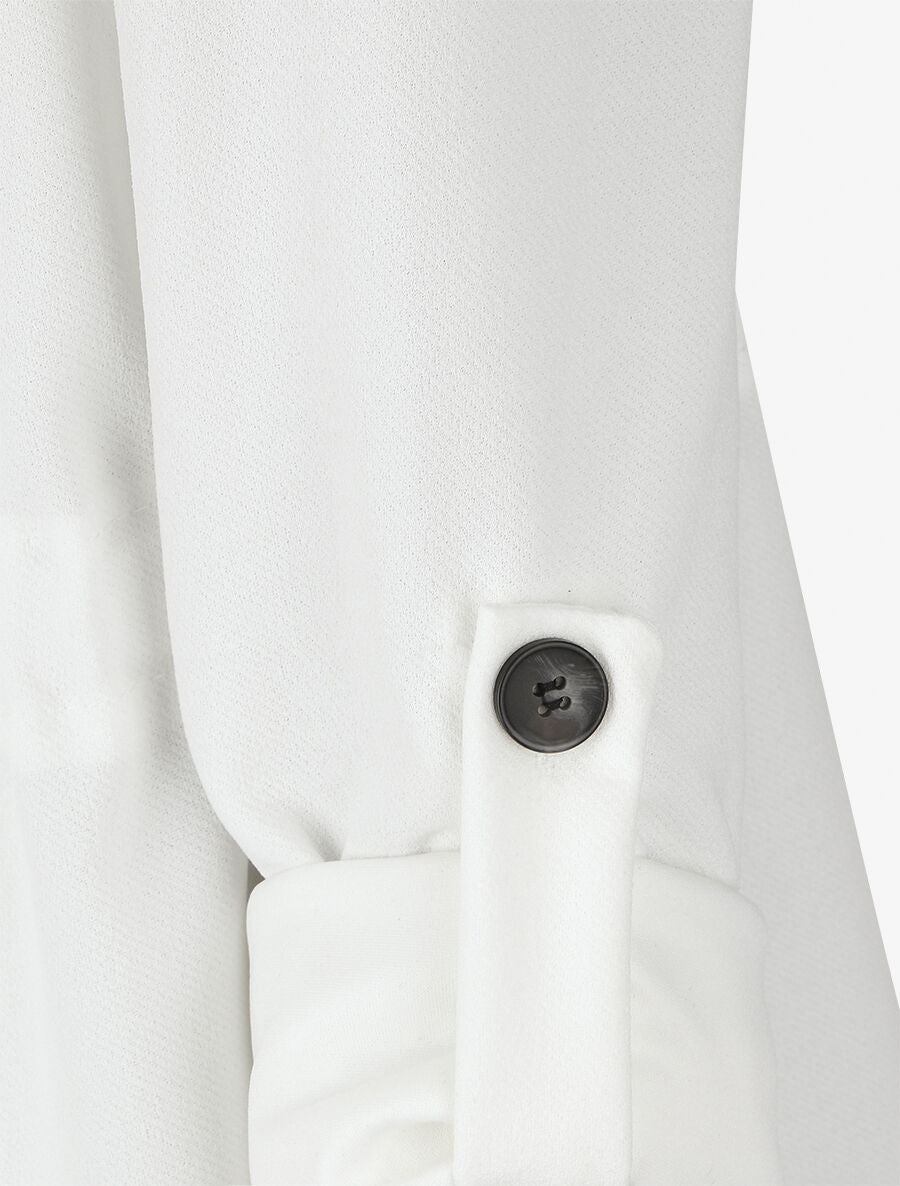 Veste légère à manches retroussables - Blanc - 3