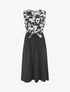 Robe sans manches à buste boutonné - Noir - 1