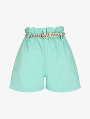 Short ample taille haute élastiquée - Vert d&