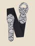 Ceinture bi-matière à boucle imprimé python - Gris - 1