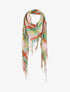 Foulard à petits carreaux - Blanc/vert - 4