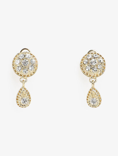Parure 3 sets à détail zircons blancs - Or - 3