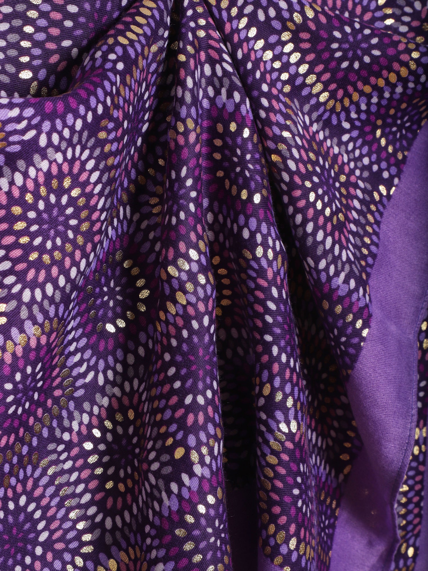 Foulard géométrique irisé - Violet - 3