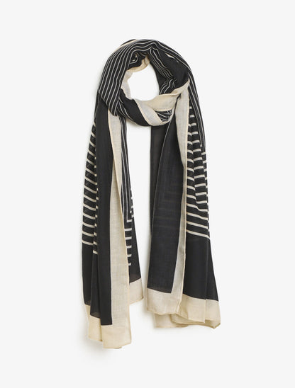Foulard à motif géométrique - Noir - 4