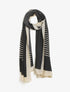 Foulard à motif géométrique - Noir - 4