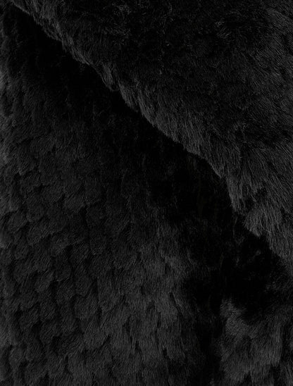 Veste sans manches en fausse fourrure - Noir - 3