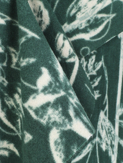Echarpe à motif floral - Vert - 3