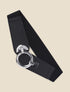 Ceinture à boucle ronde - Noir - 1