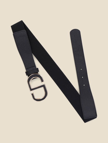 Ceinture à clip élastiquée - Noir - 2