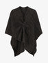 Châle irisé en maille - Noir - 4