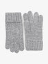 Gants en maille tressée - Gris - 1