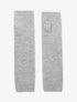 Mitaines longues en maille - Gris - 2