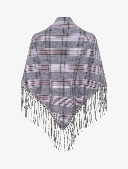 Châle motif prince de Galles - Lilas - 2