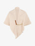 Châle uni effet laine bouclée - Beige - 4