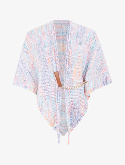 Châle en maille - Multicolore - 1
