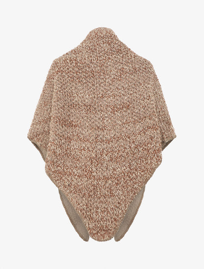 Châle uni reversible - Camel - 2