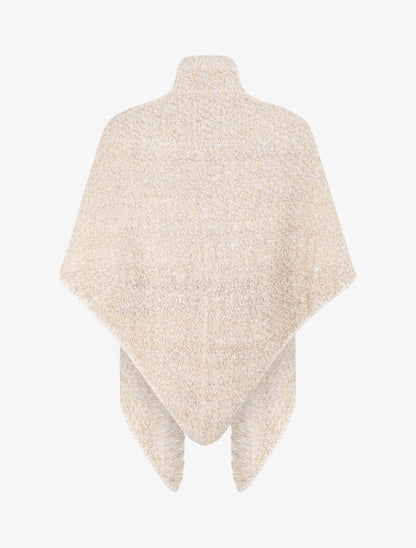 Châle uni reversible - Beige - 2