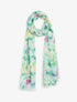 Foulard imprimé graphique - Vert - 1