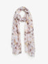 Foulard imprimé graphique - Beige - 4