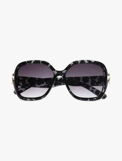 Lunettes de soleil rondes oversize - Gris - 2