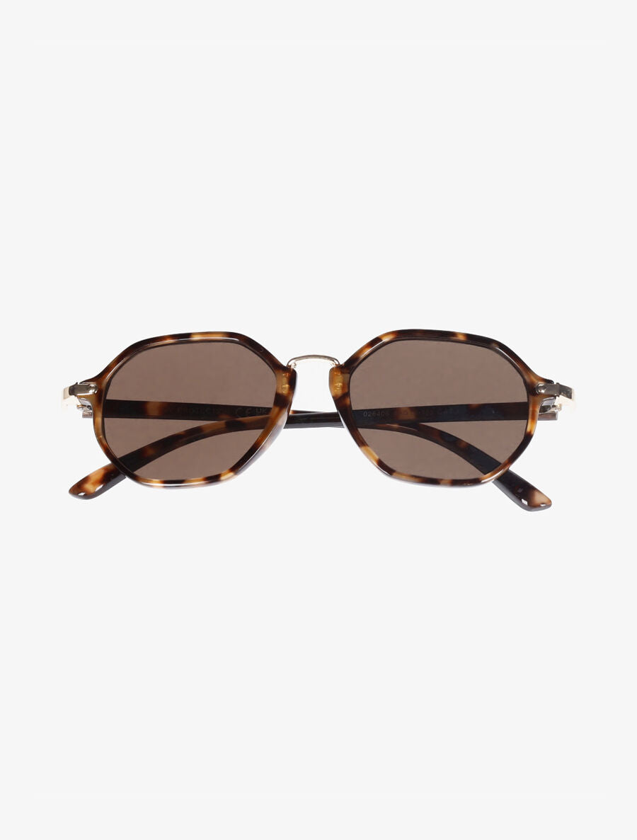 Lunettes de soleil octogonales - Léopard - 2