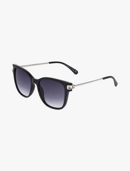 Lunettes de soleil forme carré - Noir - 1