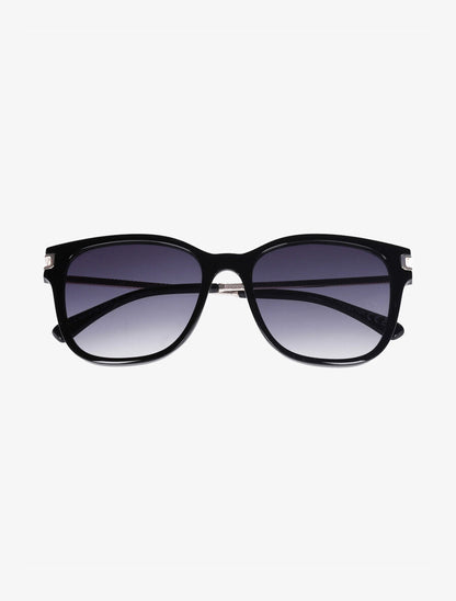 Lunettes de soleil forme carré - Noir - 2