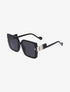 Lunettes de soleil carrées - Noir - 3