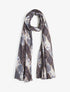 Foulard à imprimé vagues - Noir - 1