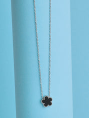 Collier à fleur - Noir - 1