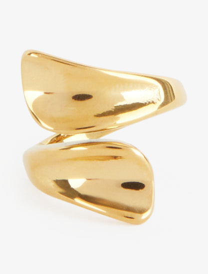 Bague courbe audacieuse - Or - 3