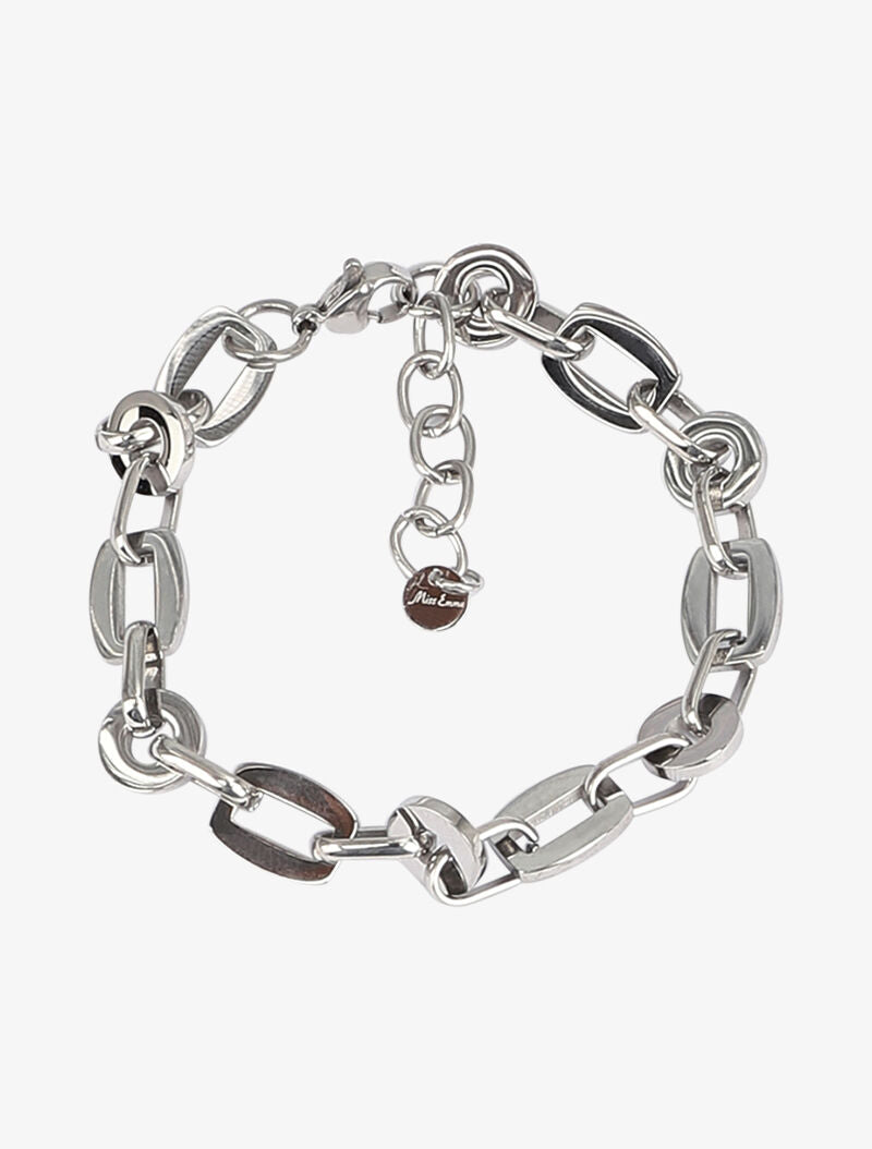 Bracelet en maille jaseron - Argent - 1