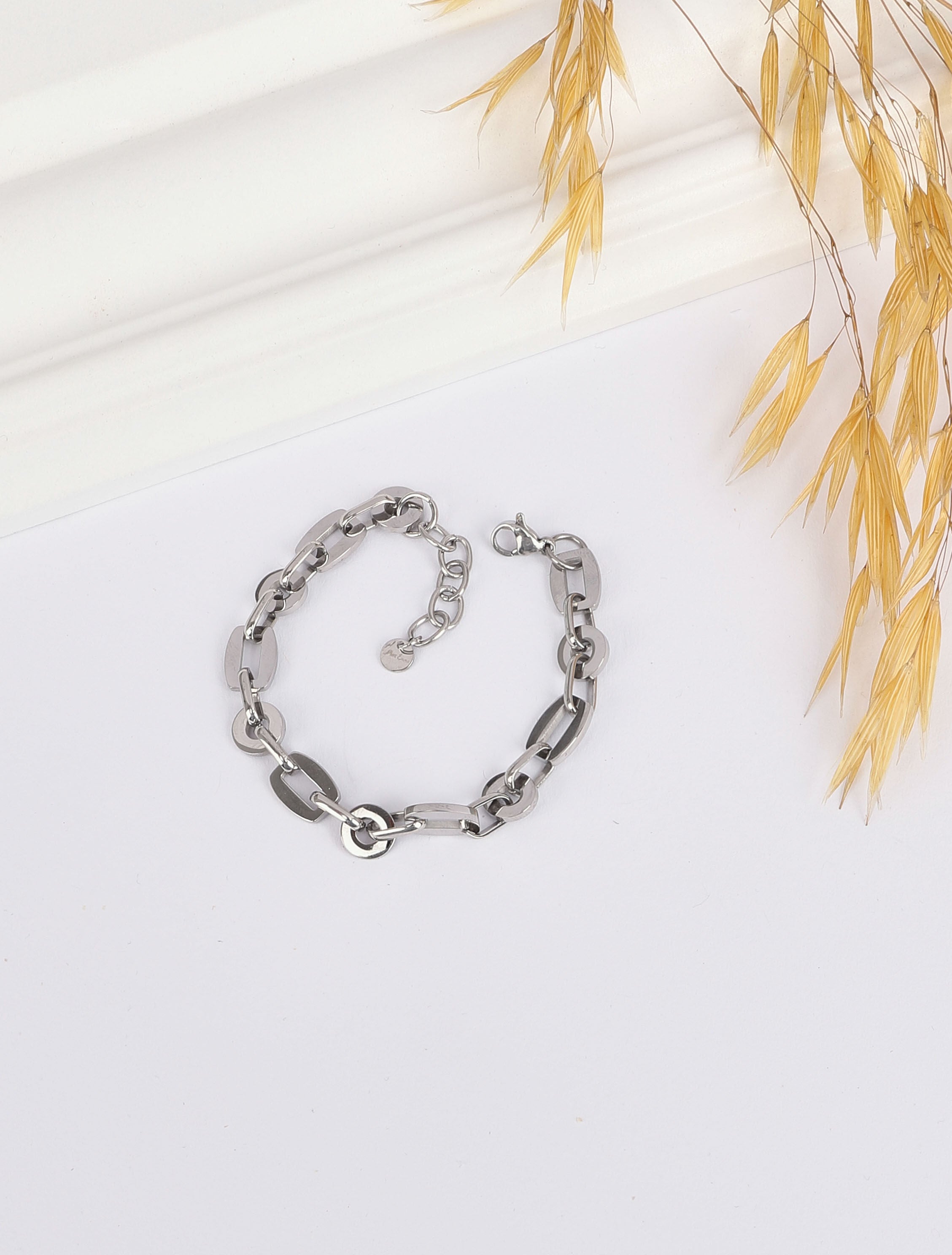 Bracelet en maille jaseron - Argent - 2