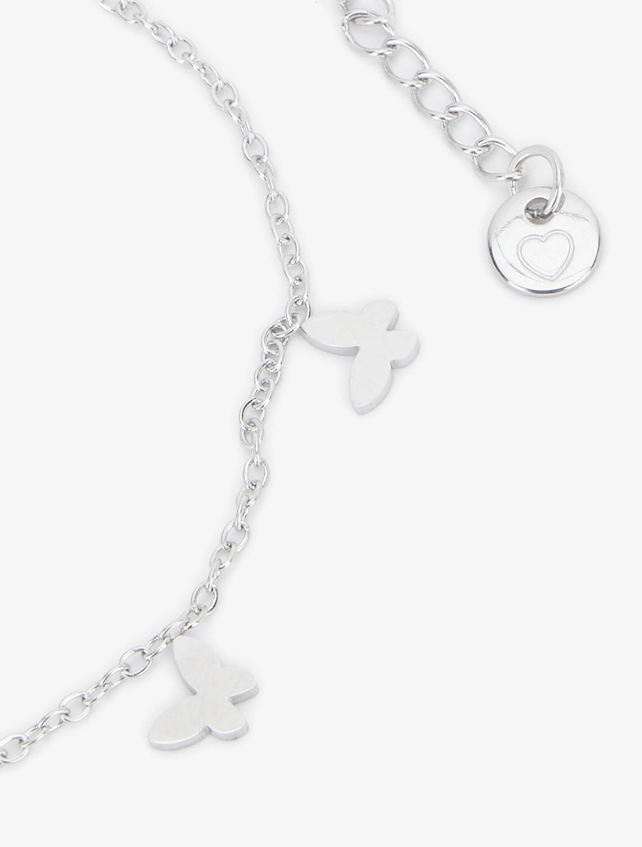 Bracelet à charms papillons - Argent - 3