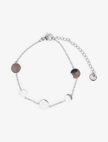 Bracelet à charms ronds - Argent - 2
